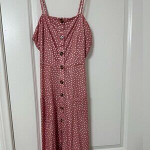 Polka Dot Pink Dress